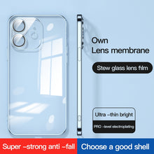 Load image into Gallery viewer, Dustproof Glass Lens Protection Electroplating Phone Case, For iPhone 11, For iPhone 11 Pro Max