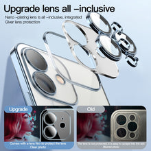 Load image into Gallery viewer, Dustproof Glass Lens Protection Electroplating Phone Case, For iPhone 11, For iPhone 11 Pro Max