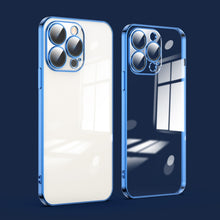 Load image into Gallery viewer, Dustproof Glass Lens Protection Electroplating Phone Case, For iPhone 11, For iPhone 11 Pro Max