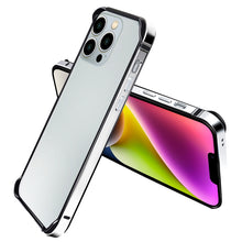 Load image into Gallery viewer, TPU + Aluminum Alloy Frame Phone Case, For iPhone 14, For iPhone 14 Plus
