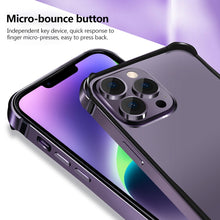 Load image into Gallery viewer, TPU + Aluminum Alloy Frame Phone Case, For iPhone 14, For iPhone 14 Plus