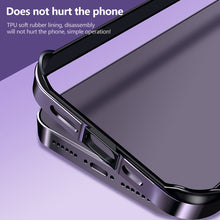 Load image into Gallery viewer, TPU + Aluminum Alloy Frame Phone Case, For iPhone 14, For iPhone 14 Plus