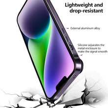 Load image into Gallery viewer, TPU + Aluminum Alloy Frame Phone Case, For iPhone 14, For iPhone 14 Plus