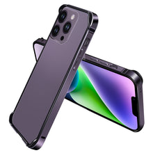 Load image into Gallery viewer, TPU + Aluminum Alloy Frame Phone Case, For iPhone 14, For iPhone 14 Plus