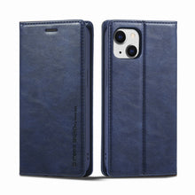Load image into Gallery viewer, LC.IMEEKE RFID Anti-theft Leather Phone Case, For iPhone 13, For iPhone 13 Mini, For iPhone 14, For iPhone 14 Plus