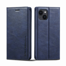 Load image into Gallery viewer, LC.IMEEKE RFID Anti-theft Leather Phone Case, For iPhone 13, For iPhone 13 Mini, For iPhone 14, For iPhone 14 Plus