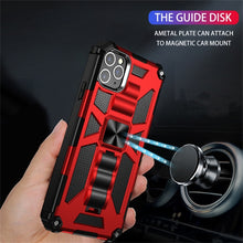 Load image into Gallery viewer, Armor Shockproof TPU + PC Magnetic Protective Case with Holder, For iPhone 11, For iPhone 11 Pro, For iPhone 11 Pro Max