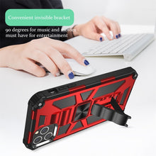Load image into Gallery viewer, Armor Shockproof TPU + PC Magnetic Protective Case with Holder, For iPhone 11, For iPhone 11 Pro, For iPhone 11 Pro Max