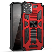 Load image into Gallery viewer, Armor Shockproof TPU + PC Magnetic Protective Case with Holder, For iPhone 11, For iPhone 11 Pro, For iPhone 11 Pro Max