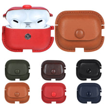 Load image into Gallery viewer, Litchi Texture PU Leather Earphone Protective Case with Hook, For AirPods Pro 2 with Hook