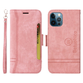 BETOPNICE Dual-side Buckle Leather Phone Case, For iPhone 12 / 12 Pro, For iPhone 12 Pro Max, For iPhone 11, For iPhone 11 Pro, For iPhone 11 Pro Max, For iPhone X / XS, For iPhone XR, For iPhone XS Max, For iPhone SE 2022 / SE 2020 / 7 / 8