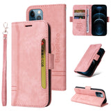 BETOPNICE Dual-side Buckle Leather Phone Case, For iPhone 12 / 12 Pro, For iPhone 12 Pro Max, For iPhone 11, For iPhone 11 Pro, For iPhone 11 Pro Max, For iPhone X / XS, For iPhone XR, For iPhone XS Max, For iPhone SE 2022 / SE 2020 / 7 / 8