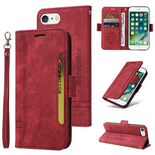 Load image into Gallery viewer, BETOPNICE Dual-side Buckle Leather Phone Case, For iPhone 7 Plus / 8 Plus