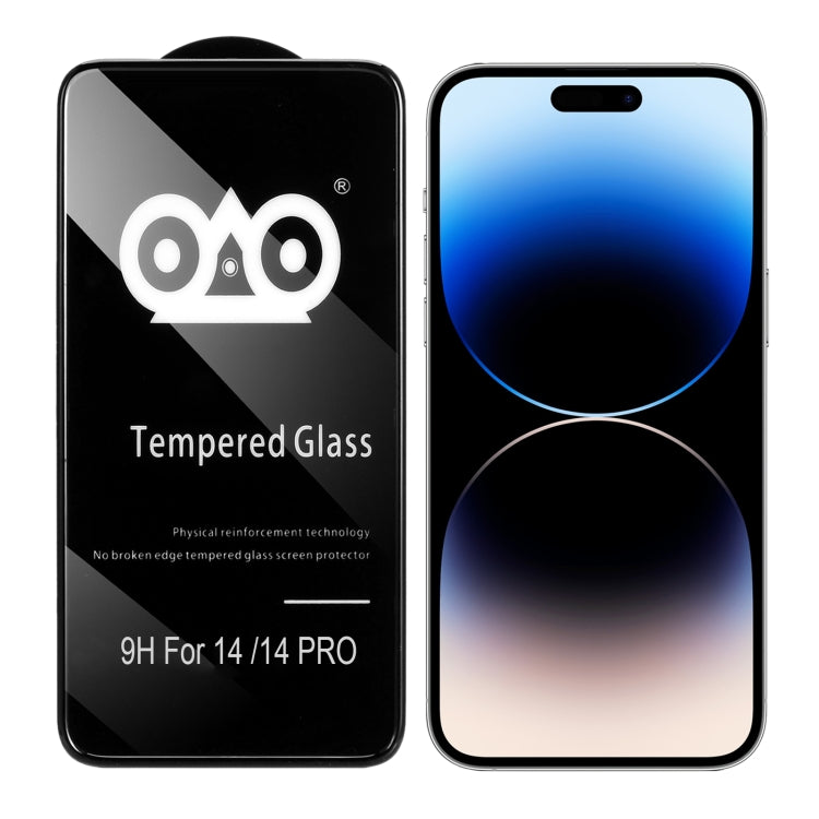 Shockproof Anti-breaking Edge Airbag Tempered Glass Film, For iPhone 14 Pro Max (1 PC), For iPhone 14 Pro (1 PC)