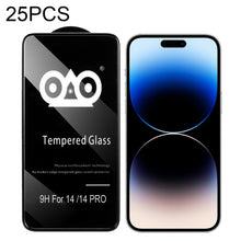 Load image into Gallery viewer, 25pcs Shockproof Anti-breaking Edge Airbag Tempered Glass Film, For iPhone 14 Pro Max (25 PCS), For iPhone 14 Pro (25 PCS)