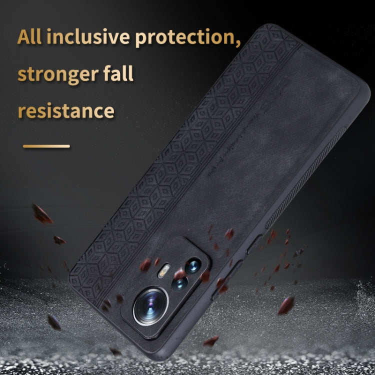 AZNS 3D Embossed Skin Feel Phone Case, For Xiaomi 12 Lite, For Xiaomi 12 Pro / 12S Pro