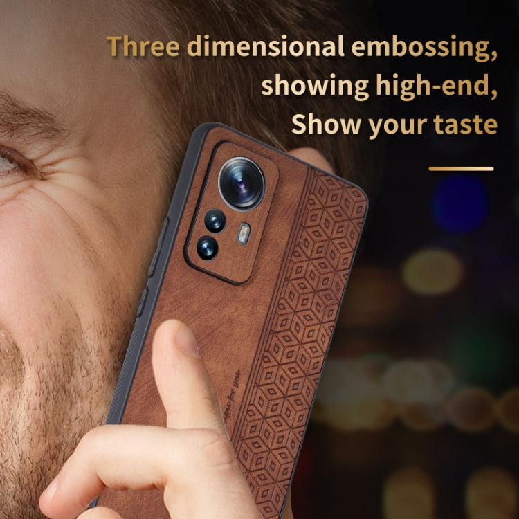 AZNS 3D Embossed Skin Feel Phone Case, For Xiaomi 12 Lite, For Xiaomi 12 Pro / 12S Pro