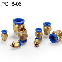 Load image into Gallery viewer, PC6-04 LAIZE 2pcs PC Male Thread Straight Pneumatic Quick Fitting Connector, PC4-01 (10pcs), PC4-02 (10pcs), PC4-M5 (10pcs), PC6-01 (10pcs), PC6-02 (10pcs), PC6-03 (10pcs), PC6-04 (2pcs), PC6-M5 (10pcs), PC8-01 (10pcs), PC8-02 (10pcs), PC8-03 (10pcs)  ...