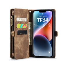 Load image into Gallery viewer, CaseMe 008 Detachable Multifunctional Leather Phone Case, For iPhone 14, For iPhone 14 Plus, For iPhone 14 Pro, For iPhone 14 Pro Max, For Samsung Galaxy Z Fold4