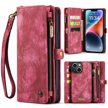 Load image into Gallery viewer, CaseMe 008 Detachable Multifunctional Leather Phone Case, For iPhone 14, For iPhone 14 Plus, For iPhone 14 Pro, For iPhone 14 Pro Max, For Samsung Galaxy Z Fold4