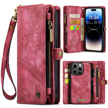 Load image into Gallery viewer, CaseMe 008 Detachable Multifunctional Leather Phone Case, For iPhone 14, For iPhone 14 Plus, For iPhone 14 Pro, For iPhone 14 Pro Max, For Samsung Galaxy Z Fold4