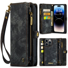 Load image into Gallery viewer, CaseMe 008 Detachable Multifunctional Leather Phone Case, For iPhone 14, For iPhone 14 Plus, For iPhone 14 Pro, For iPhone 14 Pro Max, For Samsung Galaxy Z Fold4