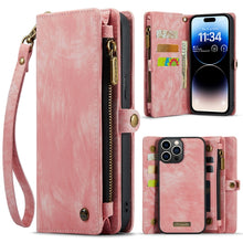 Load image into Gallery viewer, CaseMe 008 Detachable Multifunctional Leather Phone Case, For iPhone 14, For iPhone 14 Plus, For iPhone 14 Pro, For iPhone 14 Pro Max, For Samsung Galaxy Z Fold4