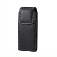 Load image into Gallery viewer, Lambskin Texture Leather Waist Bag for Folding Mobile Phone