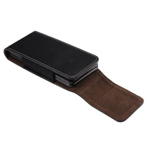 Load image into Gallery viewer, Lambskin Texture Leather Waist Bag for Folding Mobile Phone