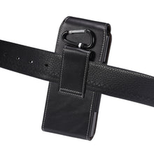 Load image into Gallery viewer, Lambskin Texture Leather Waist Bag for Folding Mobile Phone