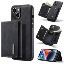 Load image into Gallery viewer, DG.MING M1 Series 3-Fold Multi Card Wallet Leather Case, For iPhone 14, For iPhone 14 Plus, For iPhone 14 Pro, For iPhone 14 Pro Max