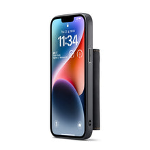Load image into Gallery viewer, DG.MING M1 Series 3-Fold Multi Card Wallet Leather Case, For iPhone 14, For iPhone 14 Plus, For iPhone 14 Pro, For iPhone 14 Pro Max