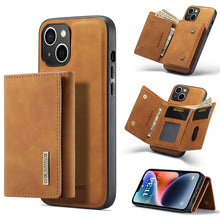 Load image into Gallery viewer, DG.MING M1 Series 3-Fold Multi Card Wallet Leather Case, For iPhone 14, For iPhone 14 Plus, For iPhone 14 Pro, For iPhone 14 Pro Max
