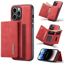Load image into Gallery viewer, DG.MING M1 Series 3-Fold Multi Card Wallet Leather Case, For iPhone 14, For iPhone 14 Plus, For iPhone 14 Pro, For iPhone 14 Pro Max