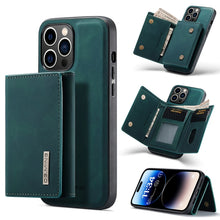 Load image into Gallery viewer, DG.MING M1 Series 3-Fold Multi Card Wallet Leather Case, For iPhone 14, For iPhone 14 Plus, For iPhone 14 Pro, For iPhone 14 Pro Max