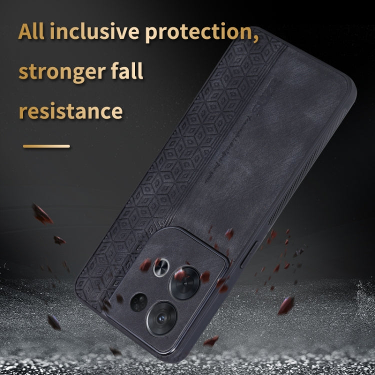AZNS 3D Embossed Skin Feel Phone Case, For OPPO Reno8 Pro, For OPPO Reno7 5G, For OPPO Reno7 Global, For OPPO Reno7 Pro 5G, For OPPO Reno7 SE 5G, For OPPO K10 5G, For OPPO A57 5G / A77 5G / Realme Q5i / V23, For vivo X80 Pro