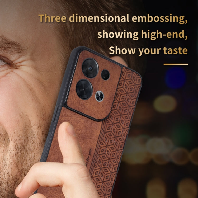 AZNS 3D Embossed Skin Feel Phone Case, For OPPO Reno8 Pro, For OPPO Reno7 5G, For OPPO Reno7 Global, For OPPO Reno7 Pro 5G, For OPPO Reno7 SE 5G, For OPPO K10 5G, For OPPO A57 5G / A77 5G / Realme Q5i / V23, For vivo X80 Pro