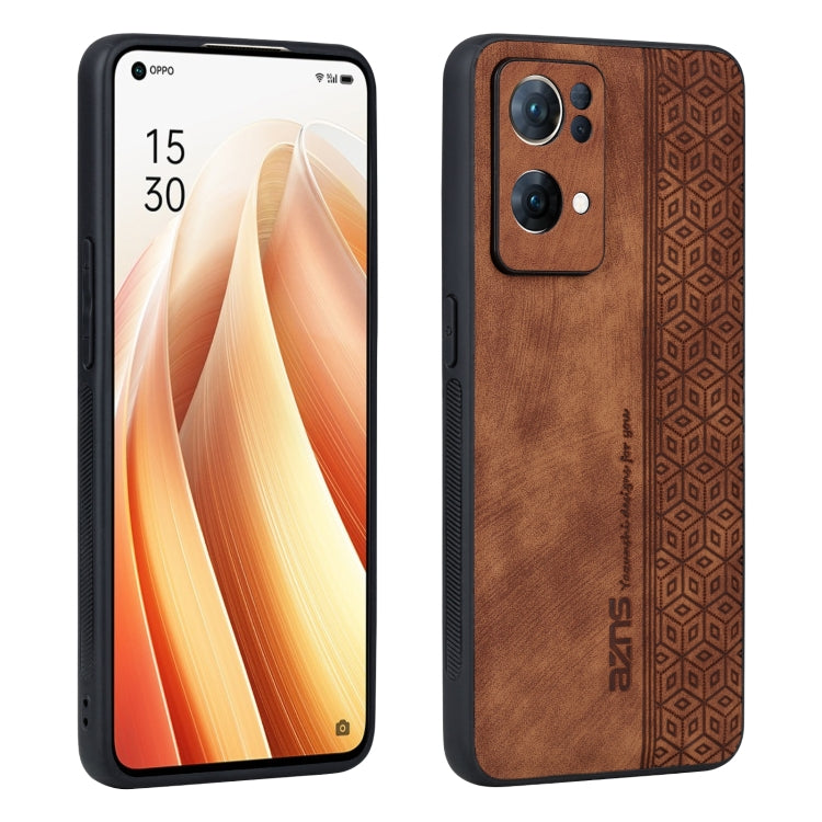 AZNS 3D Embossed Skin Feel Phone Case, For OPPO Reno8 Pro, For OPPO Reno7 5G, For OPPO Reno7 Global, For OPPO Reno7 Pro 5G, For OPPO Reno7 SE 5G, For OPPO K10 5G, For OPPO A57 5G / A77 5G / Realme Q5i / V23, For vivo X80 Pro