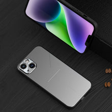 Load image into Gallery viewer, R-JUST RJ52 3-Line Style Metal TPU Shockproof Phone Case, For iPhone 14, For iPhone 14 Plus, For iPhone 14 Pro, For iPhone 14 Pro Max