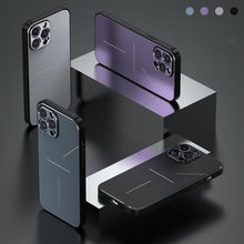 Load image into Gallery viewer, R-JUST RJ52 3-Line Style Metal TPU Shockproof Phone Case, For iPhone 14, For iPhone 14 Plus, For iPhone 14 Pro, For iPhone 14 Pro Max