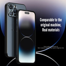 Load image into Gallery viewer, R-JUST RJ52 3-Line Style Metal TPU Shockproof Phone Case, For iPhone 14, For iPhone 14 Plus, For iPhone 14 Pro, For iPhone 14 Pro Max