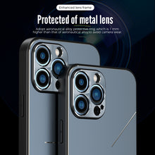 Load image into Gallery viewer, R-JUST RJ52 3-Line Style Metal TPU Shockproof Phone Case, For iPhone 14, For iPhone 14 Plus, For iPhone 14 Pro, For iPhone 14 Pro Max