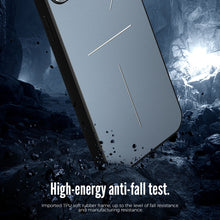 Load image into Gallery viewer, R-JUST RJ52 3-Line Style Metal TPU Shockproof Phone Case, For iPhone 14, For iPhone 14 Plus, For iPhone 14 Pro, For iPhone 14 Pro Max