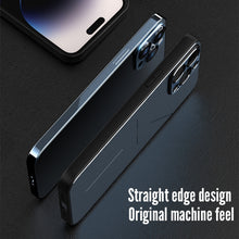 Load image into Gallery viewer, R-JUST RJ52 3-Line Style Metal TPU Shockproof Phone Case, For iPhone 14, For iPhone 14 Plus, For iPhone 14 Pro, For iPhone 14 Pro Max