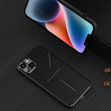 Load image into Gallery viewer, R-JUST RJ52 3-Line Style Metal TPU Shockproof Phone Case, For iPhone 14, For iPhone 14 Plus, For iPhone 14 Pro, For iPhone 14 Pro Max