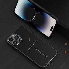 Load image into Gallery viewer, R-JUST RJ52 3-Line Style Metal TPU Shockproof Phone Case, For iPhone 14, For iPhone 14 Plus, For iPhone 14 Pro, For iPhone 14 Pro Max