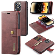 Load image into Gallery viewer, DG.MING Crazy Horse Texture Detachable Magnetic Leather Case, For iPhone 14, For iPhone 14 Plus, For iPhone 14 Pro, For iPhone 14 Pro Max