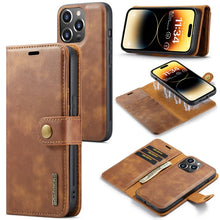 Load image into Gallery viewer, DG.MING Crazy Horse Texture Detachable Magnetic Leather Case, For iPhone 14, For iPhone 14 Plus, For iPhone 14 Pro, For iPhone 14 Pro Max
