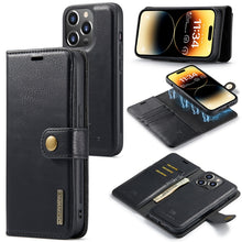 Load image into Gallery viewer, DG.MING Crazy Horse Texture Detachable Magnetic Leather Case, For iPhone 14, For iPhone 14 Plus, For iPhone 14 Pro, For iPhone 14 Pro Max