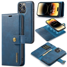 Load image into Gallery viewer, DG.MING Crazy Horse Texture Detachable Magnetic Leather Case, For iPhone 14, For iPhone 14 Plus, For iPhone 14 Pro, For iPhone 14 Pro Max